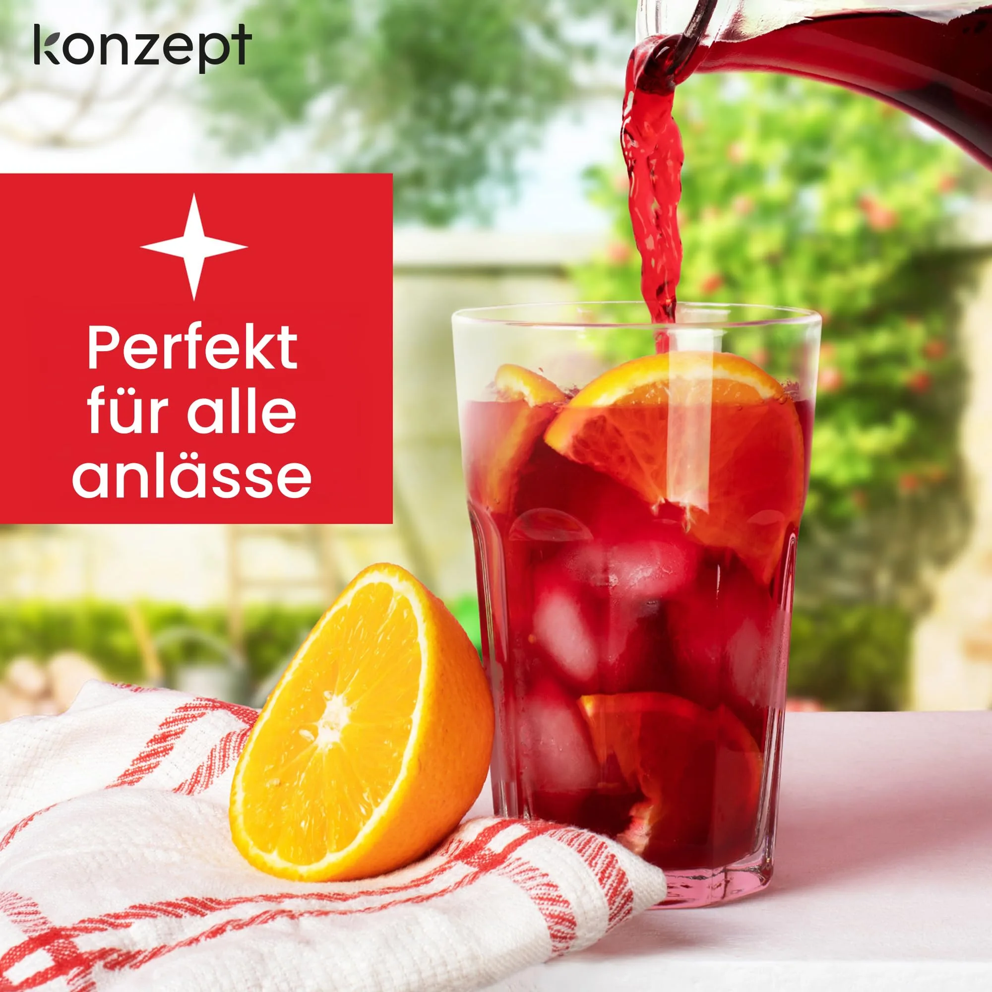 Hochwertige Gläser Set, 270 ml, Trinkgläser kristallklar 6er Set