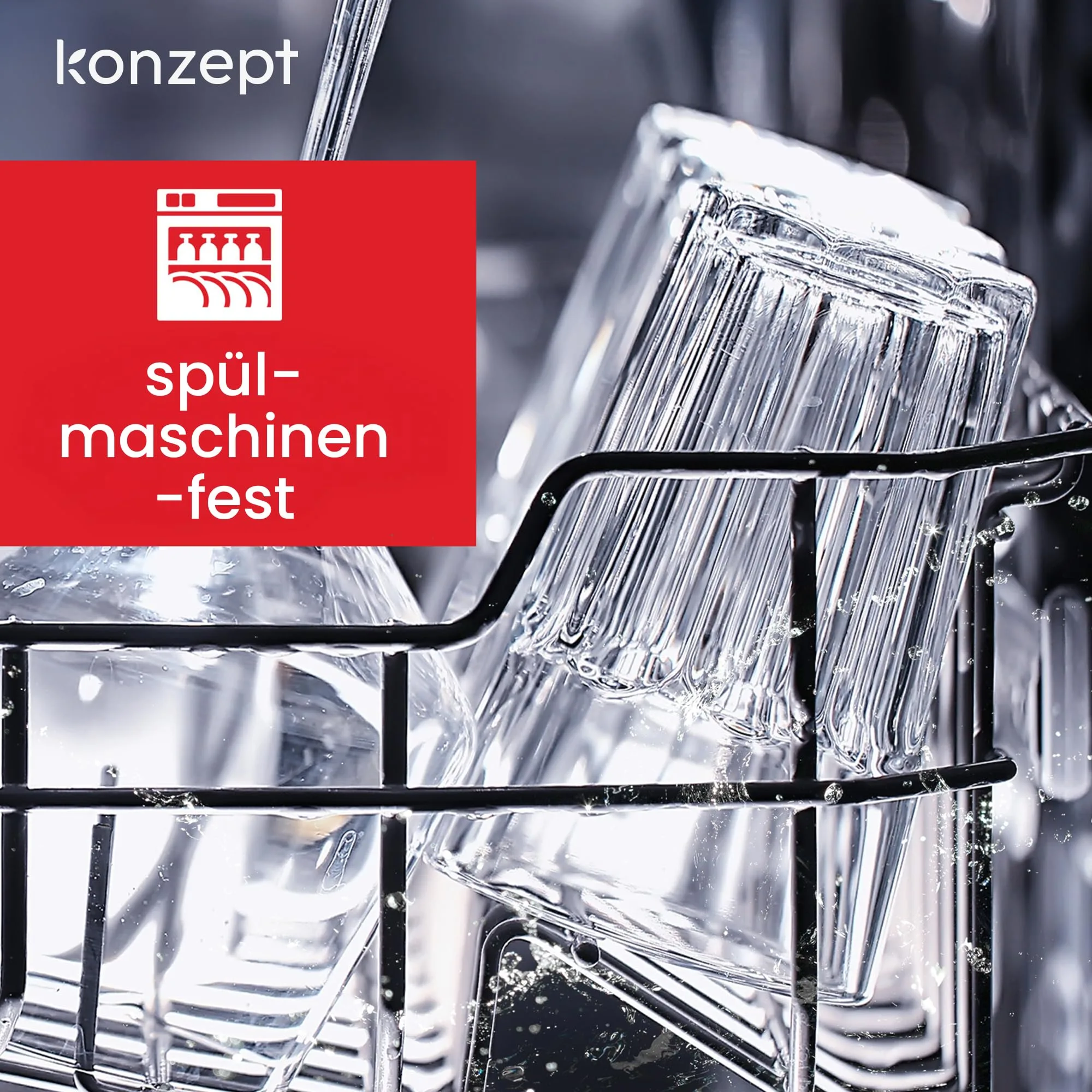 Hochwertige Gläser Set, 270 ml, Trinkgläser kristallklar 6er Set